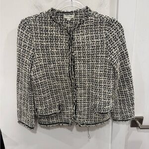 Max Studio Monochrome Tweed Blazer